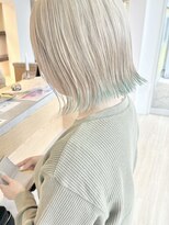 エマスピリット(EMA SPIRIT)&nbsp;切りっぱなしボブ　ブリーチオンカラー