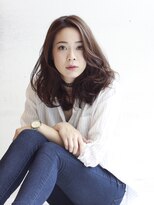 ラルジュ(large)&nbsp;【large】大人女性ロングスタイル/フェザーバング