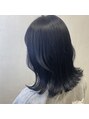 リジョイスヘア エン(REJOICE hair EN)&nbsp;韓国ヘア/ミディアムカラーはネイビーブラックです◎
