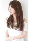 流し前髪 長めバングひし形シルエット【ROMMY. 本厚木】