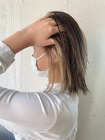 ヘアーワークス ヘルム 渋谷店(HAIR WORKS HELM)&nbsp;[HELM渋谷］ふんわりカールヘルシースタイルショコラアッシュ74