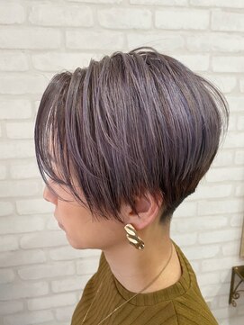 ニコヘアー(niko hair) ニュアンスバイオレットショート