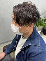 リット×ベリエ(Lit.×belier)&nbsp;ツーブロック/メンズマッシュ/波巻きスパイラルパーマ