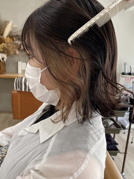 メアリー バイ メリー(marry by merry) 【立町メアリーバイメリー】☆インナーカラー×ミルクティー☆