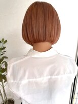 トレヘアー(tRe hair)&nbsp;ハイトーン　グレイピンク　ボブ