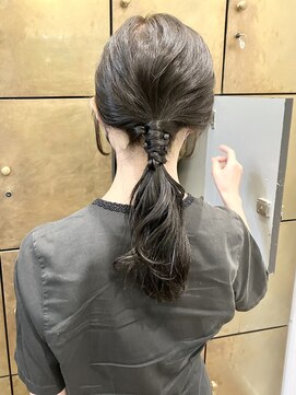 ヘアーアイスカルテット(HAIR ICI QUARTET) ラベンダーグレージュ×簡単アレンジ