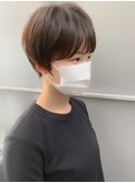 前髪あり大人ショートボブ20代30代40代　立川　立川駅　立川南口