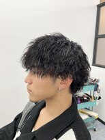 ノーブル シェアサロン(NOBLE ＋Shaire salon) ショートウルフ × 縦落ちツイストスパイラル