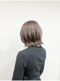 《TOPHAIR 玉島店/ ぱん》切りっぱなしボブ×サファイア