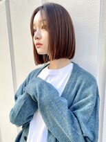 切りっぱなしボブ/結べるボブ/ぱつっとボブ［銀座］
