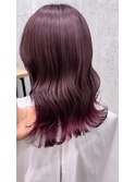 AO hair デザイン裾カラー