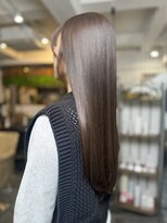 モワ 仙台(Mois)&nbsp;髪質改善ストレート/20代30代40代/プラチナベージュ/仙台青葉区