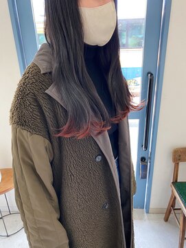 ルーチェ(LUCE for hair.) 毛先カラー  ケアブリーチ
