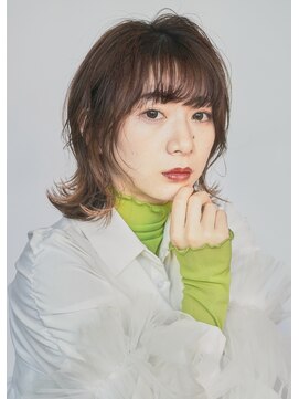 エンクス(enx) ウルフボブ×インナーカラー