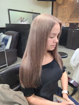 アンク クロス 池袋北口店(ANKHCROSS) ベビーピンク/レイヤー/ホワイトピンク/ケアブリーチ/池袋