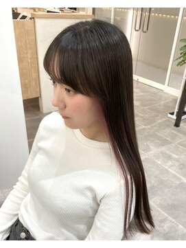 シア 新越谷店(SHEER) 【Arai】ピンクのイヤリングカラー