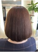 ピンピンしないボブ（美髪矯正）