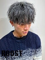 ルースト 渋谷店(ROOST)&nbsp;マッシュ×ツイスパ×ホワイトハイライト