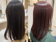 ヘアーデザインスクロール 和田町店(Hair Design scroll)の雰囲気（艶カラーでキレイ・カワイイ仕上がりに！！）