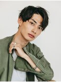 アッシュブラックセンターパート