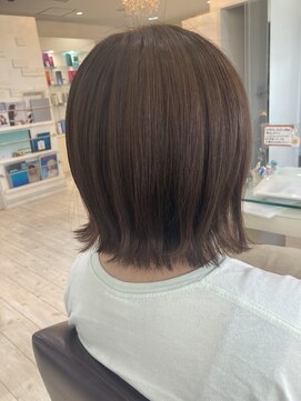 フェイバリットビューティシャルム(Favorite Beauty Charme) 切りっぱなしボブ×伸ばしかけヘア×外ハネヘアセット