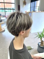 マップデザイン(map design) グレージュ×メンズショート