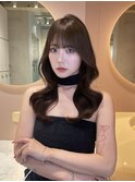 韓国ヘア ワンホンヘア くびれヘア レイヤーカット