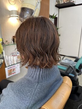 マツ 美容室(Matsu 美容室) 大人気《ミニボブパーマ》/高知パーマ