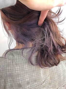 フルショウ 苦楽園店(FURUSHO) インナーカラー ハイトーンカラー ラベンダーミルクティー