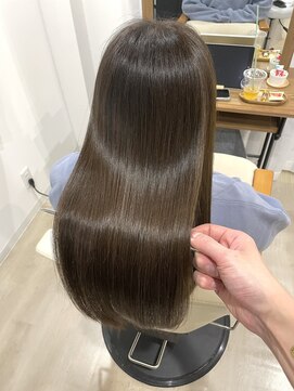 美髪専門サロン バイ マイル(美髪専門サロン by mile) 【美髪ケアカラー】オリーブグレージュ