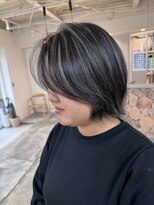 ファンド 千葉(fand)&nbsp;ハイライトカラー/ショートヘア/ショートボブ