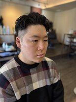 クラッキ ヘアークリエイション(CRAQUE hair creation)&nbsp;ウェーブ×ツーブロックショート