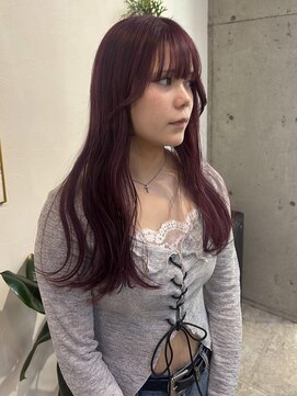 ラニヘアサロン(lani hair salon) ディープピンク/ケアブリーチ/ダブルカラー/暖色カラー