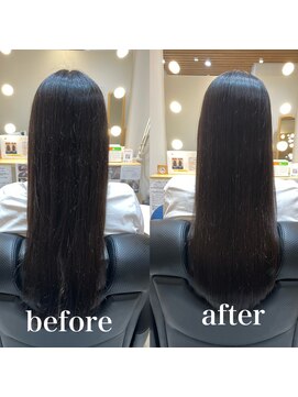 ツヤと髪 クリム(crim) 髪質改善ヘアエステ　長さ　白髪染め　30代、４０代、20代