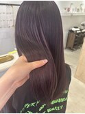 くびれヘア縮毛矯正アプリコットオレンジ夏ハイライト《用賀》