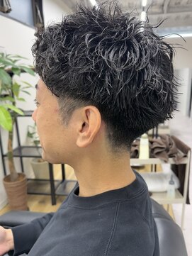 MEN’S HAIR/波巻ツイストスパイラル/フェザーパーマ/錦糸町