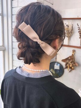 シニヨンアレンジ