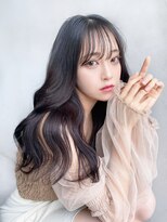 アイティー バイ アルバム 中野店(IT by ALBUM)&nbsp;前髪カットロング韓国ヘア顔周りレイヤー_F1258