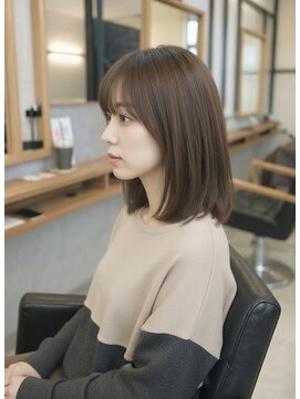 ソッカ(socca) ツヤ感ストレートボブ
