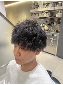 麻布十番/メンズパーマ/ツイストスパイラルパーマ/理容室/床屋