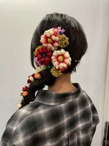 美容室 メザミー MESAMIES&nbsp;和装大人可愛いヘアアレンジ編み下ろしヘアセット卒業式