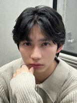 ロンドオム 池袋(Lond Homme)&nbsp;men's/メンズ/ダウンパーマ/黒染め/韓国/ブルーブラック/池袋