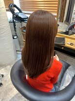 ヘアリゾート粋 トゥジュ 池袋東口店(tujuh)&nbsp;透明感カラー/ライトブラウン/ストレートヘア
