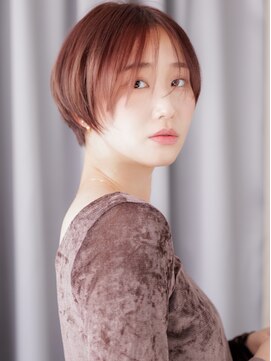カバーヘア ブリス 川口(COVER HAIR bliss) ミルクティーピンクベージュ 12トーンベリーショート20代30代Y