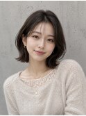 ミディアムボブ・切りっぱなしボブ・外ハネミディ