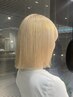 カット+ブリーチカラートリートメント¥15000