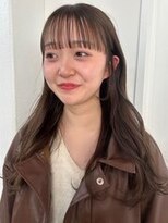 リサプラン(RISA plan)&nbsp;オリーブグレージュ 透明感カラー ワイドバング 美髪 艶感