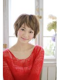 ♪ゆるふわ束感が女の子らしさたっぷりのお洒落ショート♪