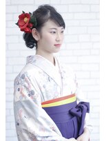 ヘアメイク アヴァロン 橋本店(HAIR MAKE Avalon)&nbsp;【Avalon橋本】抜け感ギブソンハーフアップ　［橋本/橋本駅］