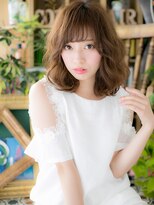 カバーヘア イヴ 戸頭店(COVER HAIR EVE)&nbsp;*+EVE戸頭+*… 斜めバング♪愛されひとめ惚れミディc